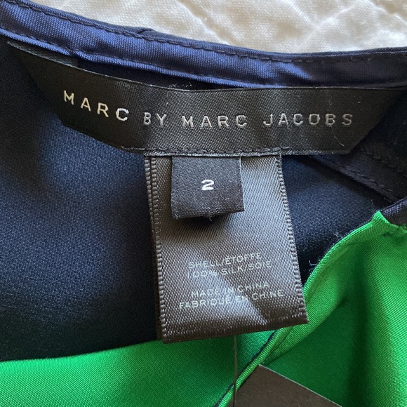 🆕 NWT Marc Jacobs 100% Silk Mini Dress Sz 2 MSRP $398 - Picture 9 of 9